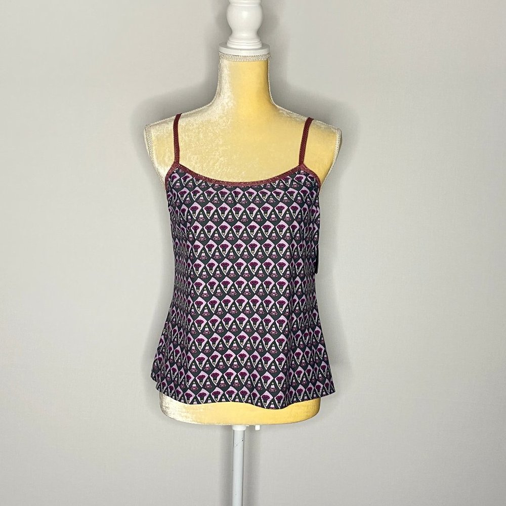 Anna Sui Top Spaghetti Staps  Floral NWT M - Picture 4 of 8
